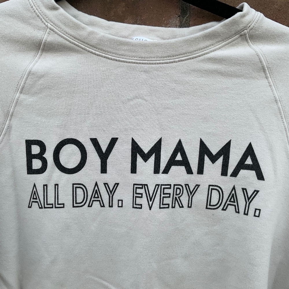 SOFT STRETCHY BOY MAMA SWEATSHIRT 💪💪